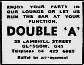 Double A advert 1975